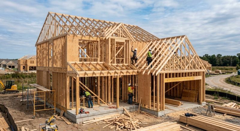 Construction Framing in Conroe, TX