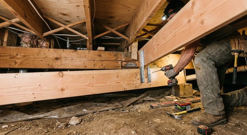 Ceiling Joist Repair in Wilmington, NC