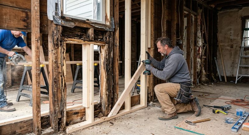 Floor Framing Repair in Wilmington, NC