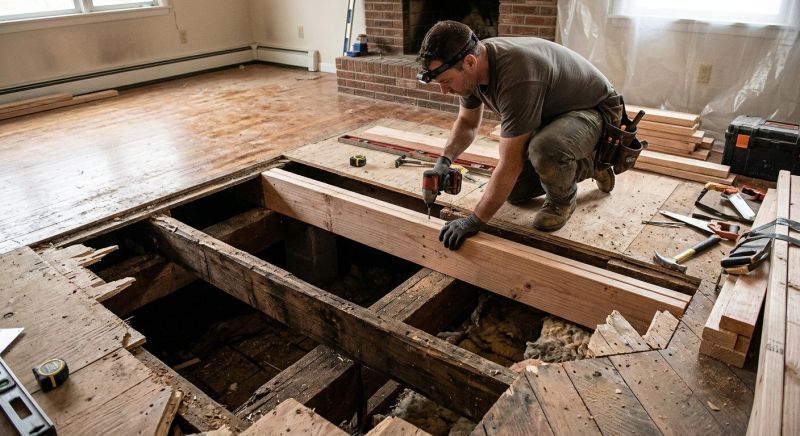 Floor Joist Repair in Conroe, TX