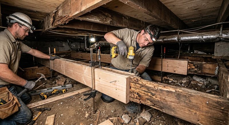 Floor Joist Replacement in Conroe, TX