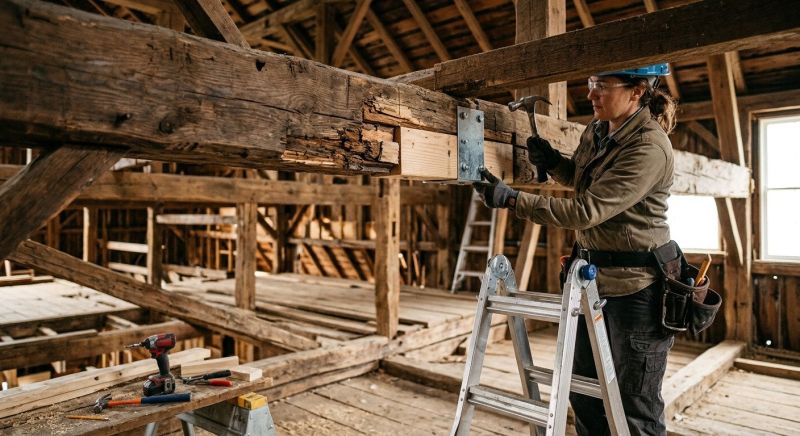 House Beam Replacement in Kansas City, KS