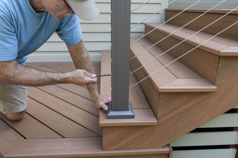 Patio Handrail Installation in Wilmington, NC