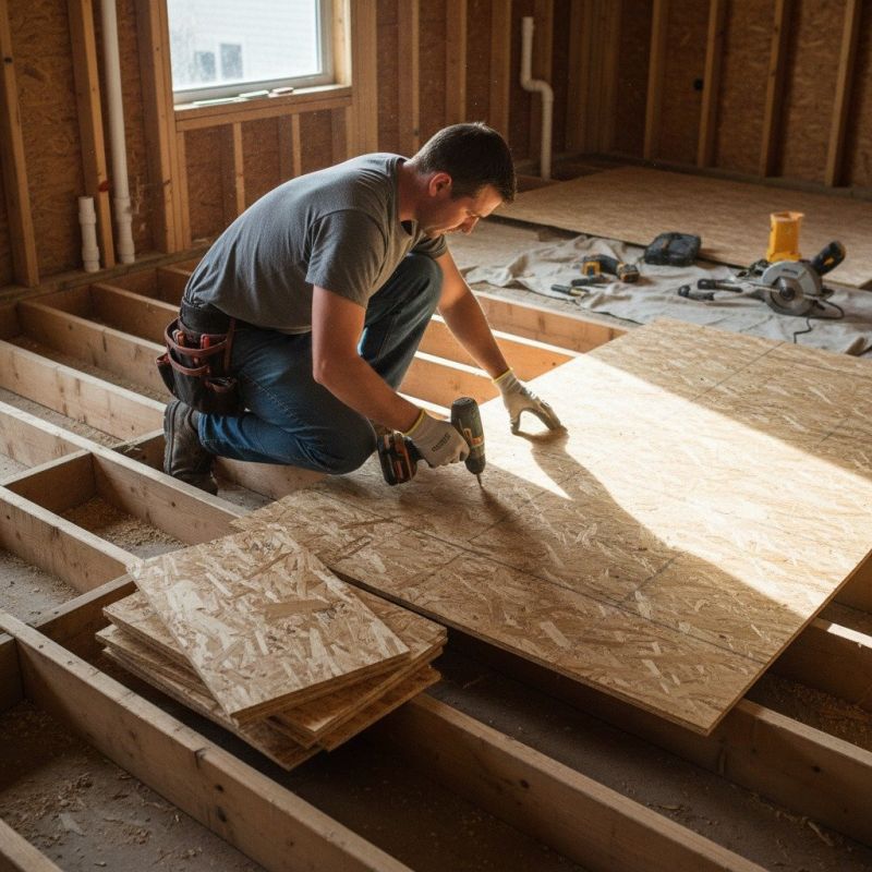 Plywood Flooring Installation in Kansas City, KS