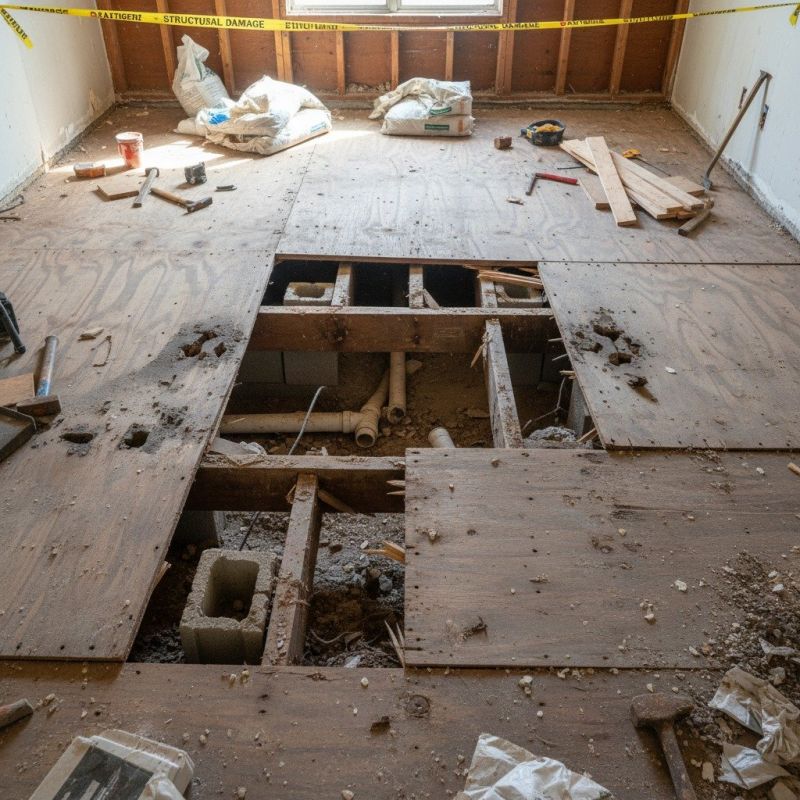 Plywood Subfloor Repair in Kansas City, KS