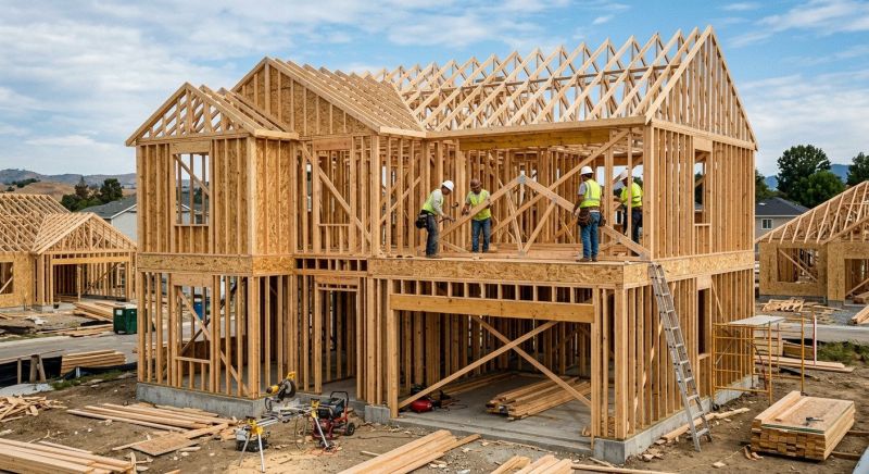 Rough Framing Service in Kansas City, KS