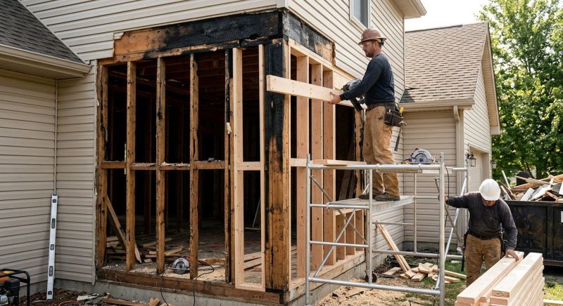 Structural Framing Replacement in Wilmington, NC