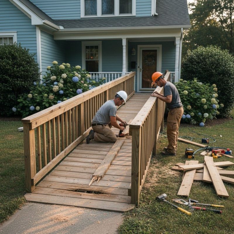 Wheelchair Ramp Construction in Wilmington, NC