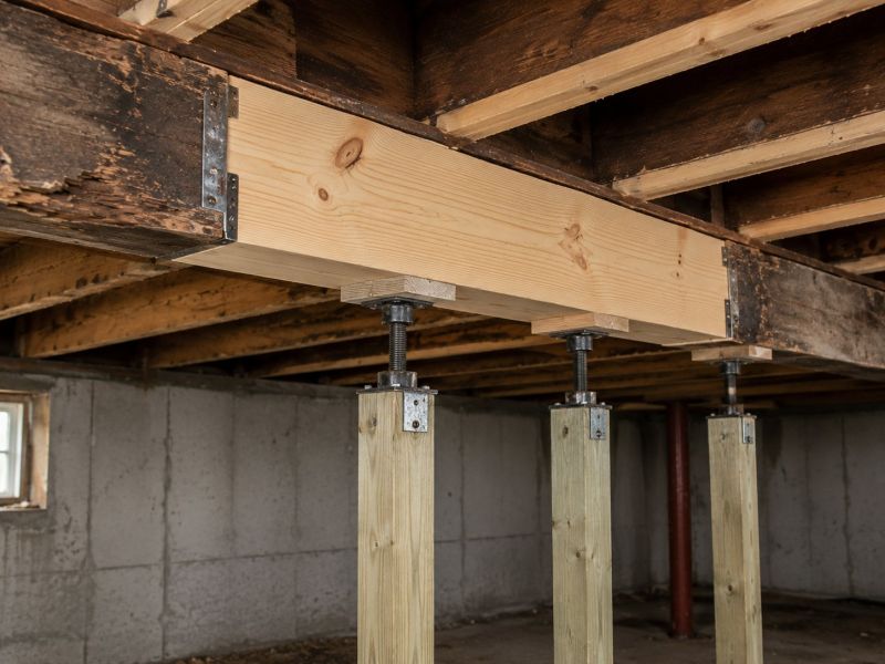 Wood Beam Replacement in Wilmington, NC