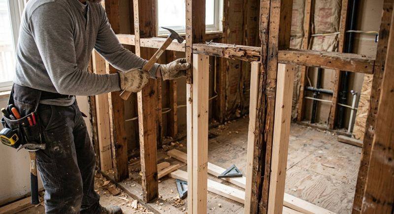 Wood Framing Repair in Wilmington, NC